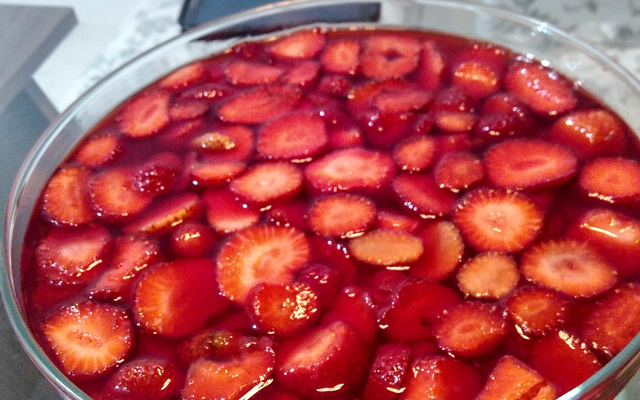 Delícia fácil de morango