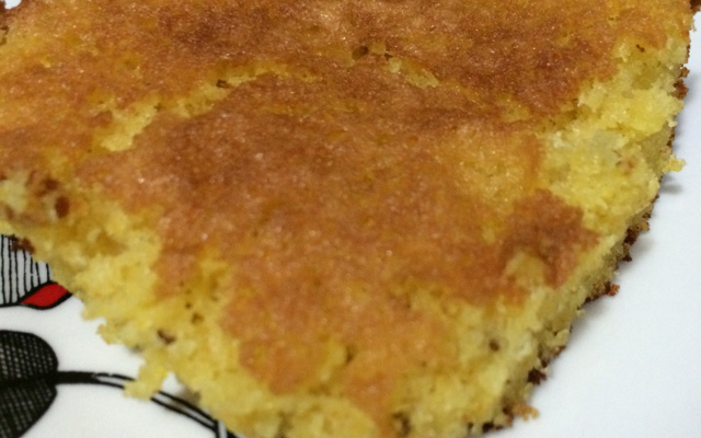 Bolo de fubá fácil da tia Silvana