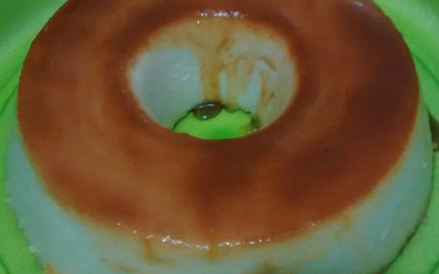 Pudim de Pão de Forma com Iogurte Natural