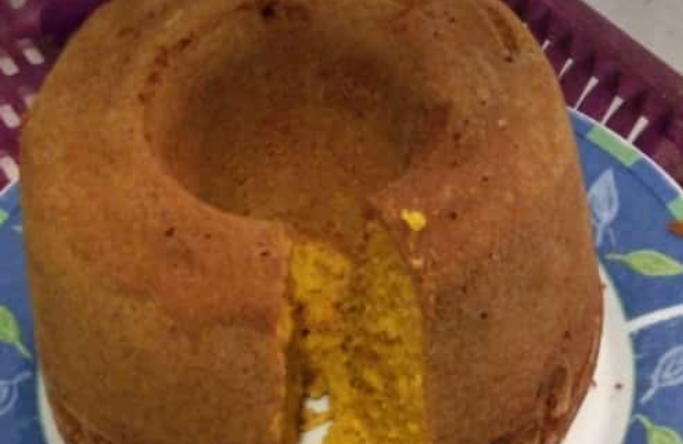 Bolo de Cenoura de Microondas