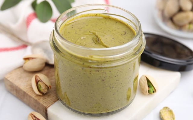 Pasta de pistache caseira