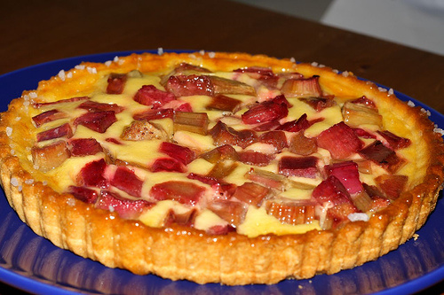Torta de Ruibarbo