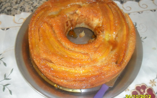 Bolo de banana (sem ovo)