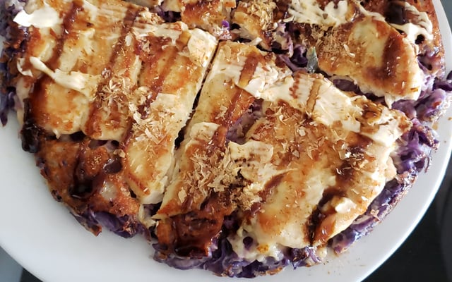Okonomiyaki - panqueca de repolho