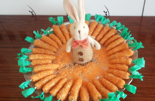 Docinhos de cenouras - cenourinhas de Páscoa