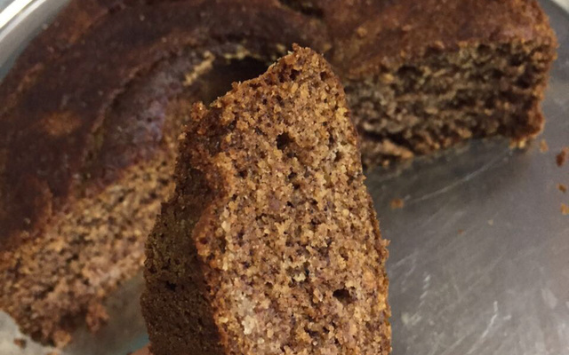 Bolo integral de banana