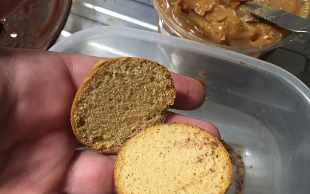 Alfajor fake rápido e fácil