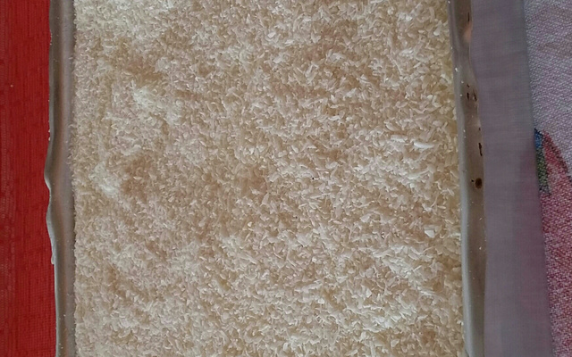 Bolo gelado embrulhado