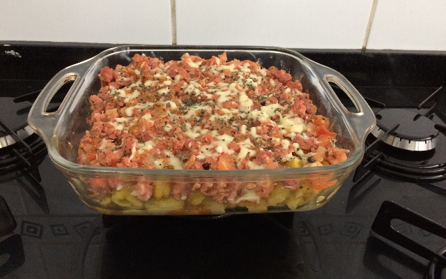 Nhoque de abóbora com Ragu 