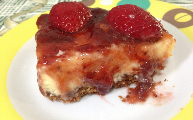 Cheesecake de morango