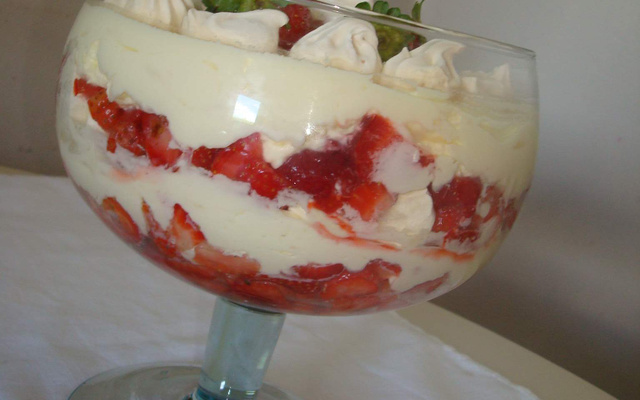 Gelado de morango