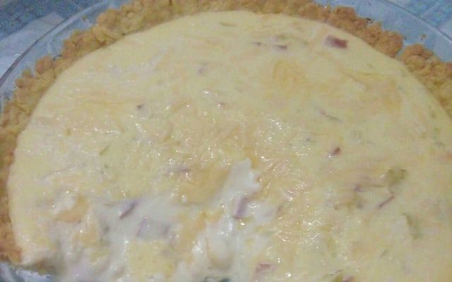 Torta de alho poró