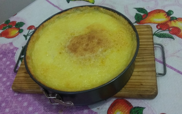 Bolo de milho cremoso de liquidificador