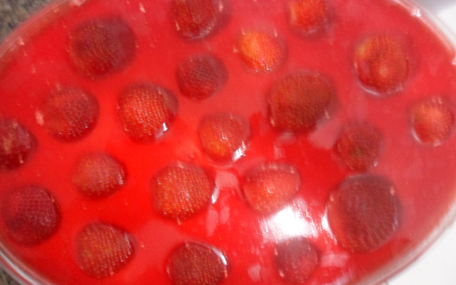 Doce simples de morango