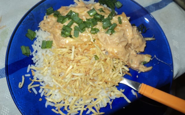 Fricassê de frango sem milho