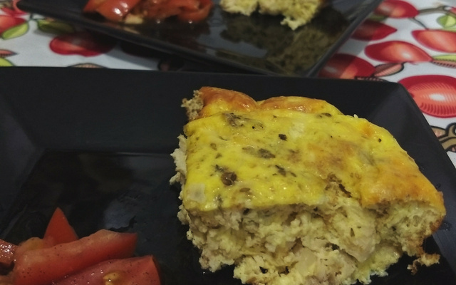 Torta de atum low carb