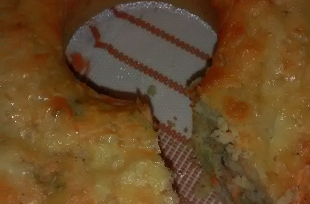 Torta de cenoura e ervilha