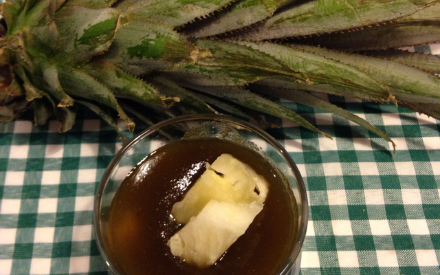 Geleia da casca do abacaxi