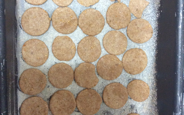 Biscoito salgado 100% integral