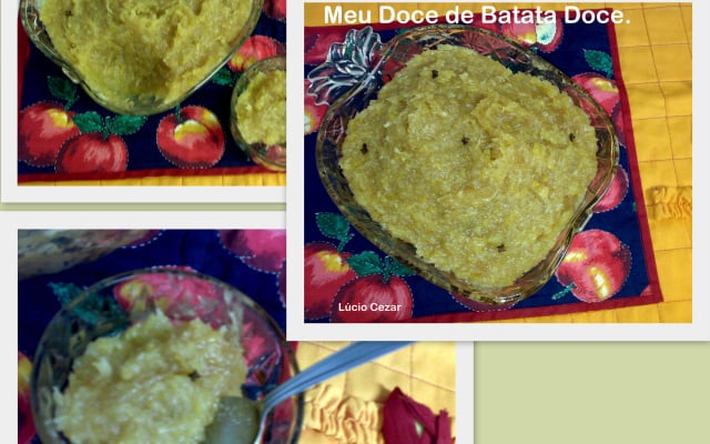 Meu doce de batata doce