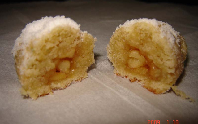 Biscoitinhos recheados com maçã