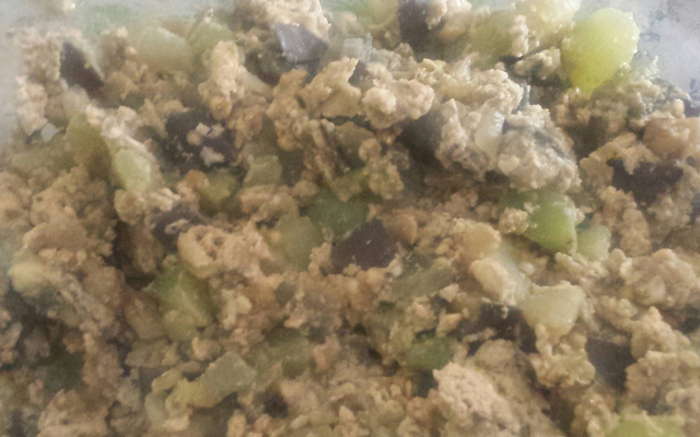 Berinjela com chuchu