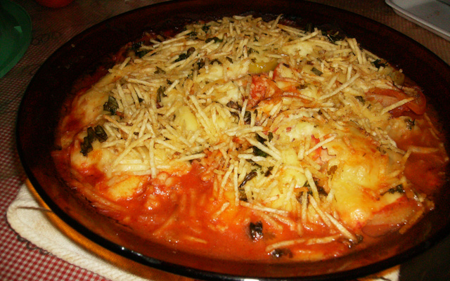 Filé de peixe da mamãe