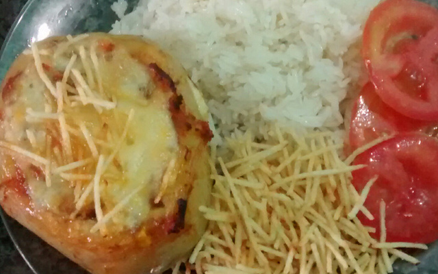 Batata recheada diferente