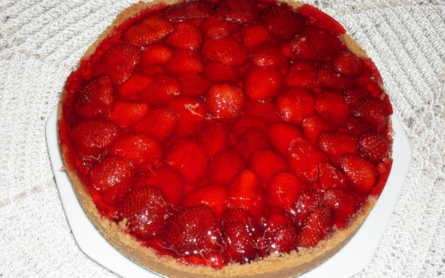 Torta de morango do Lelo
