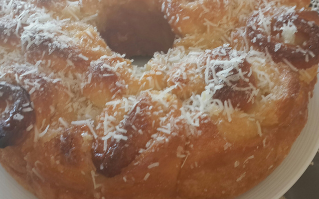 Rosca caracol de coco