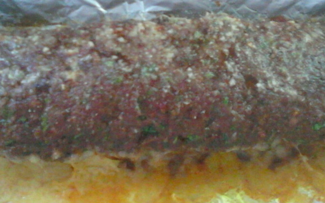 Rocambole de carne do Nick