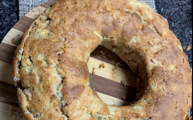 Bolo diet de maçã e canela