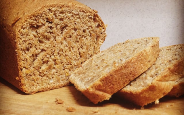 Pão integral caseiro