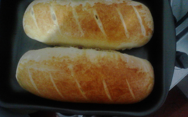 Pão de lingüiça delicioso
