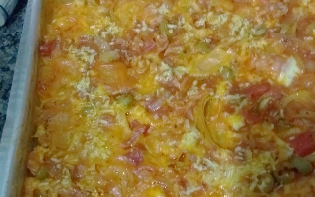 Macarrão ninho ao forno