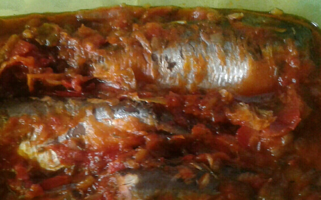 Sardinha na panela de pressão (igual as de lata do mercado)