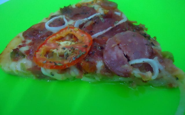 Pizza de liquidificador especial e prática