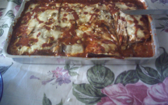 Berinjela à parmegiana