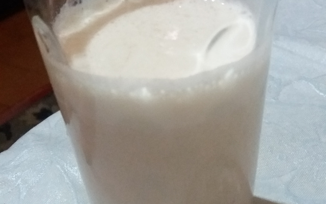 Receita de vitamina de iogurte de morango gelada