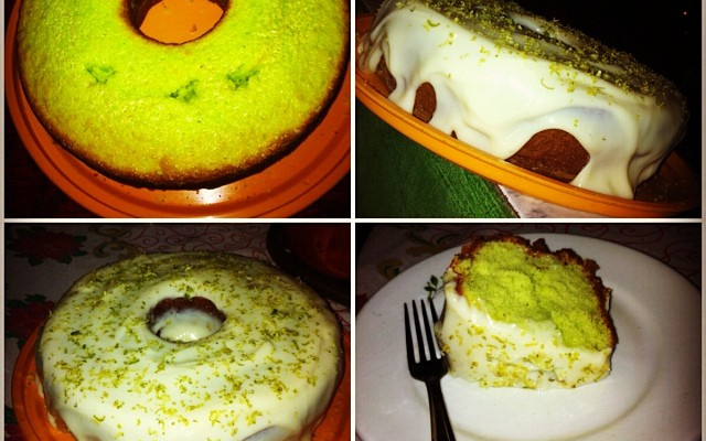 Bolo verde de limão