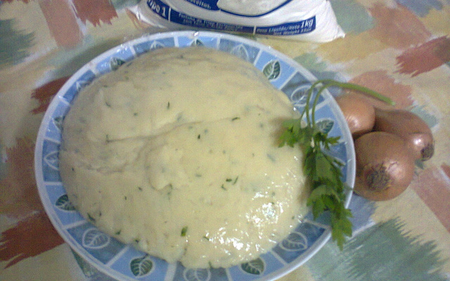 Massa saborosa para salgados fritos