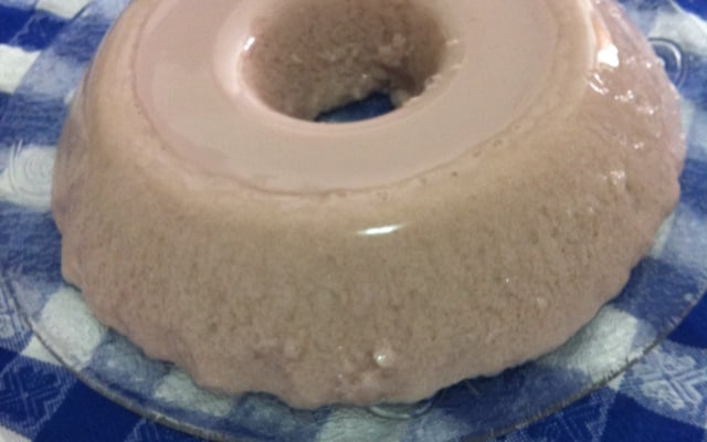 Gelatina com leite condensado