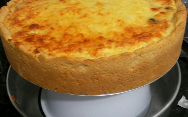 Torta de Cebola light