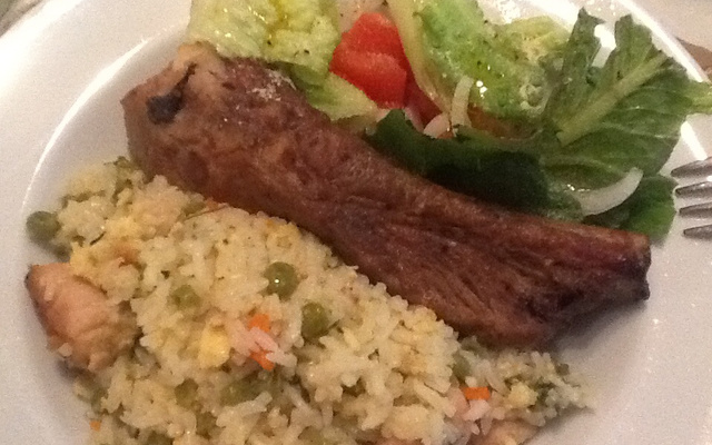 Arroz cremoso de linguiça