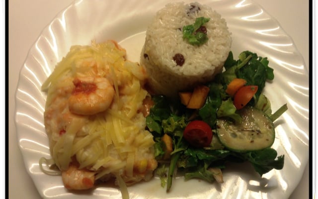 Escondidinho de camarão