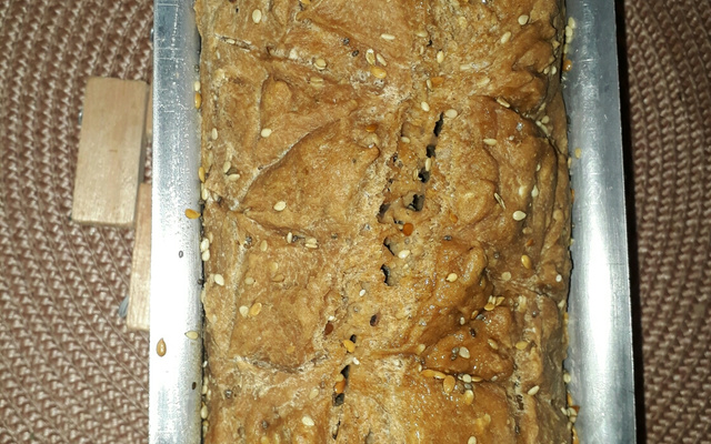 Pão 100% integral sem açúcar