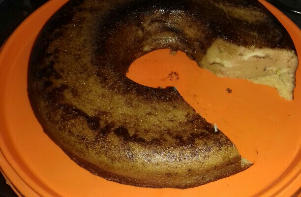 Bolo de banana de microondas