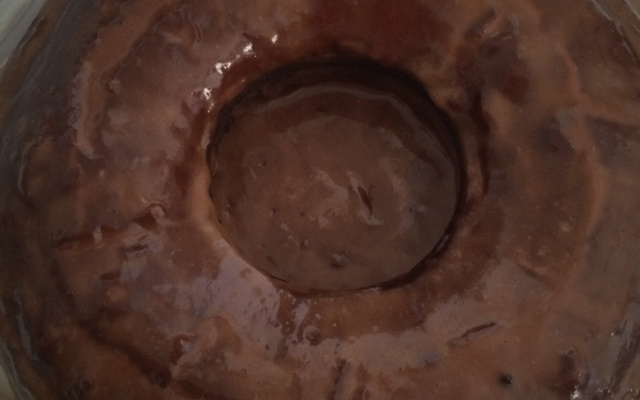 Bolo de chocolate de liquidificador