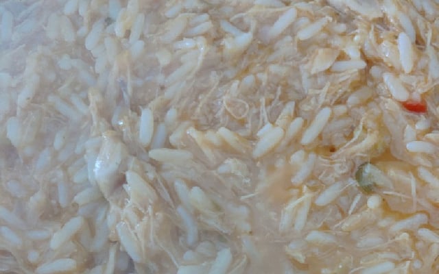 Risoto de frango