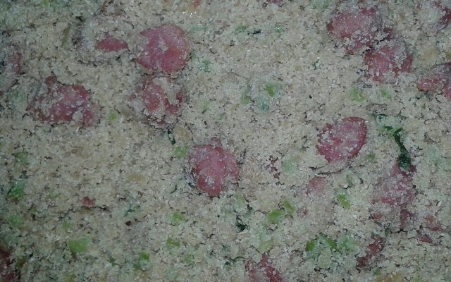 Farofa de talo de couve